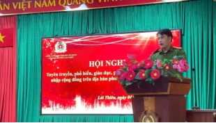 HỒ CHÍ MINH: CÔNG AN PHƯỜNG TỔ CHỨC HỘI NGHỊ TUYÊN TRUYỀN, PHỔ BIẾN PHÁP LUẬT ĐỐI VỚI NGƯỜI CHẤP HÀNH XONG ÁN PHẠT TÙ TRỞ VỀ ĐỊA PHƯƠNG TÁI HÒA NHẬP CỘNG ĐỒNG.