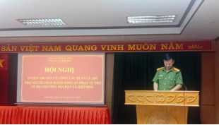 BẮC NINH: Công an xã Hiệp Hòa tổ chức 