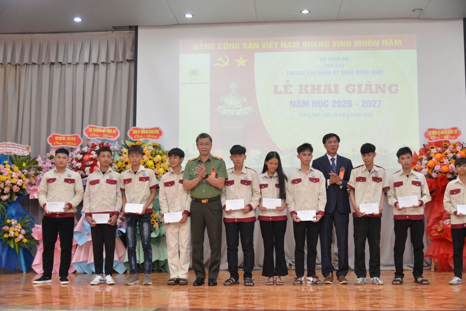 BA TRƯỜNG CAO ĐẲNG NGHỀ BƯỚC VÀO NĂM HỌC MỚI DƯỚI SỰ QUẢN LÝ CỦA BỘ CÔNG AN